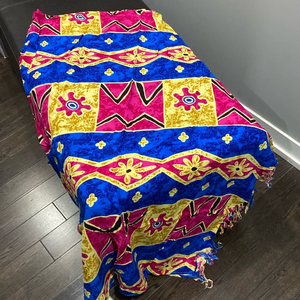 Aztec style wrap for everyday wear or over a bathing suit!